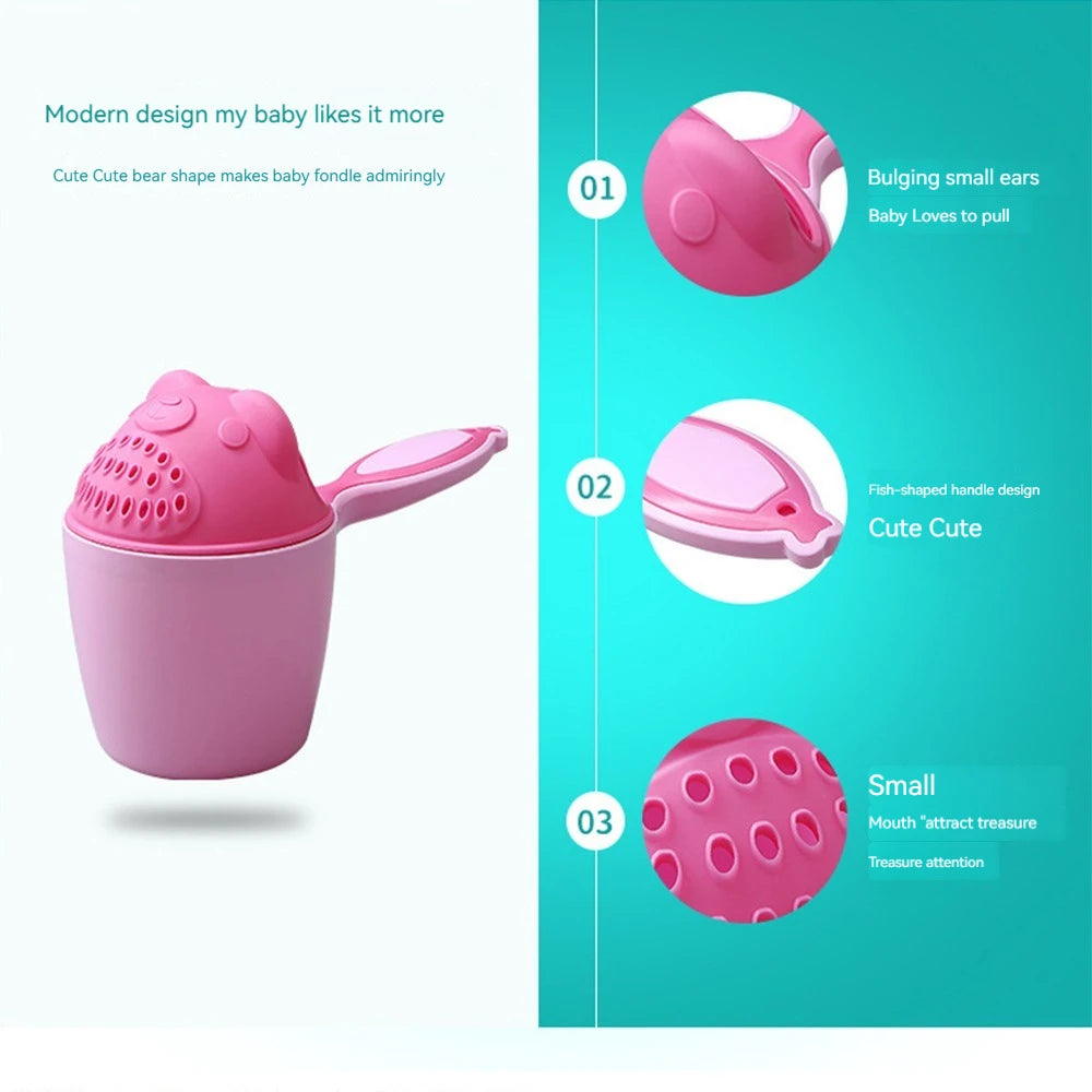 Baby Shampoo Rinse Cup with Soft Shower Spout