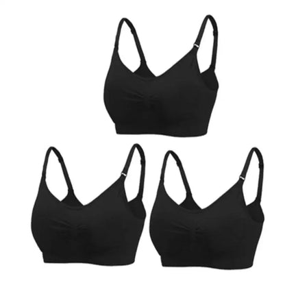 Breathable Seamless Cotton Bra – Soft Daily Comfort