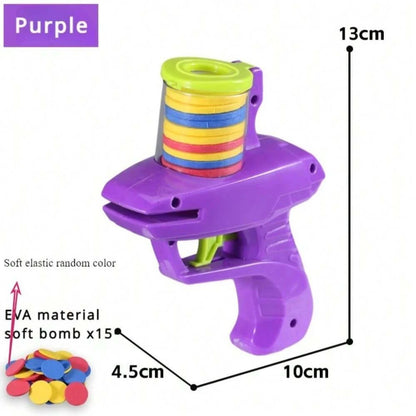 Foam Disc Launcher Toy for Kids Indoor and Outdoor