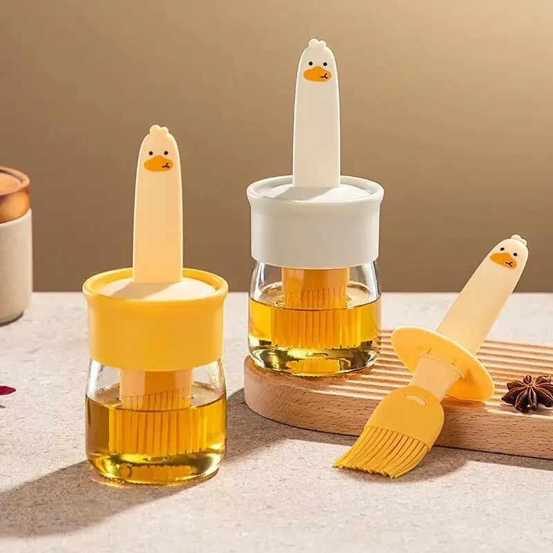 Non-Drip Oil Brush Bottlae – Easy Cooking Tool