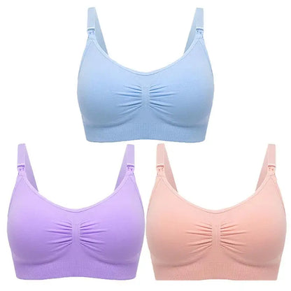 Breathable Seamless Cotton Bra – Soft Daily Comfort