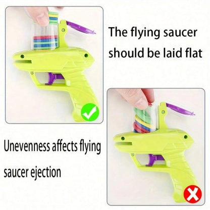 Foam Disc Launcher Toy for Kids Indoor and Outdoor